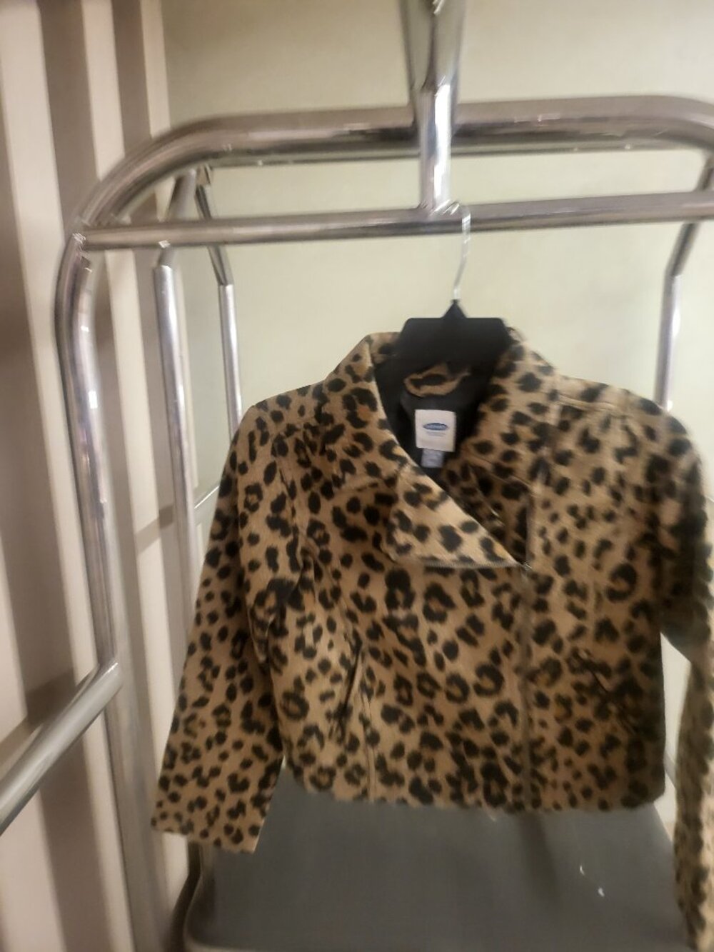 Vintage Old Navy Animal Print Motorcycle Jacket - Picture 8 of 15